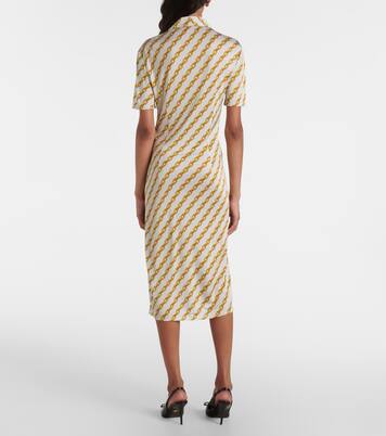 Hemdblusenkleid Versace Treasure aus Satin | Versace