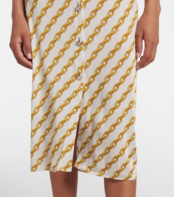 Hemdblusenkleid Versace Treasure aus Satin | Versace