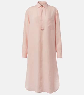 Robe chemise Lora en lin | Loro Piana