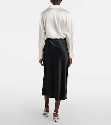 Midirock Carnet aus Seidensatin | Max Mara