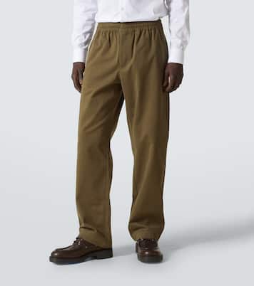Cotton straight pants | Burberry
