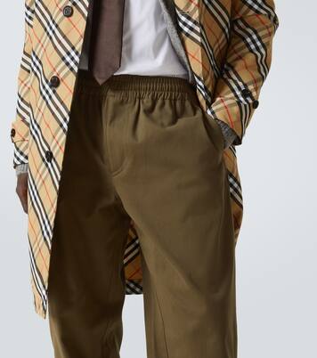 Cotton straight pants | Burberry