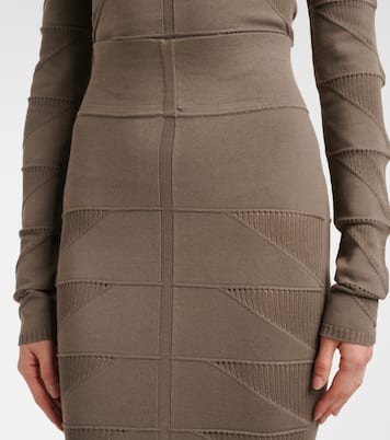 Bleistiftrock aus Jersey | Rick Owens