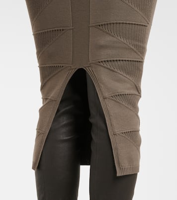 Bleistiftrock aus Jersey | Rick Owens