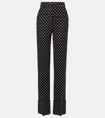 Pantalon droit à pois | Valentino