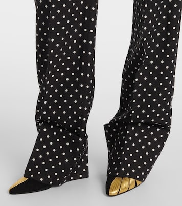 Pantalon droit à pois | Valentino