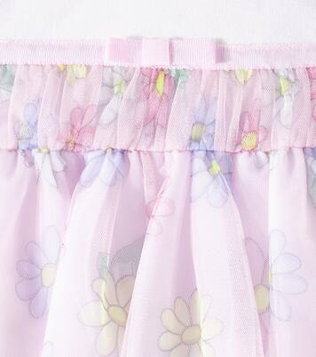 Baby floral tulle dress | Monnalisa