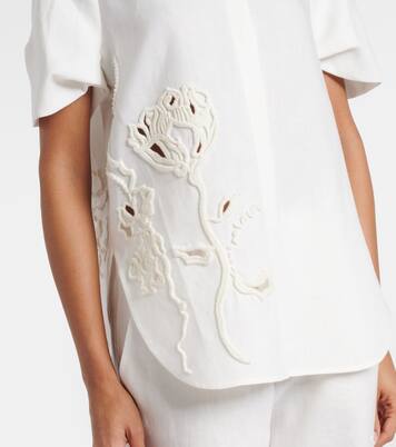 Besticktes Hemd Beauty aus Leinen | Dorothee Schumacher