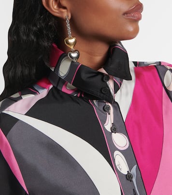 Camicia Pesci in twill di seta | Pucci