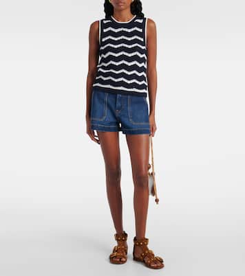 Top Jerrel aus einem Baumwollgemisch | Veronica Beard