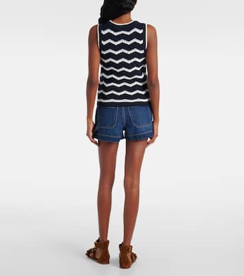 Top Jerrel aus einem Baumwollgemisch | Veronica Beard