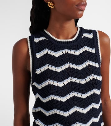 Top Jerrel aus einem Baumwollgemisch | Veronica Beard