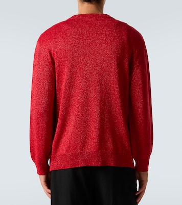 Lamé jacquard cardigan | Bode