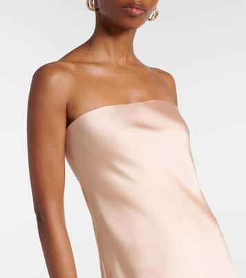 Robe longue en satin | Norma Kamali