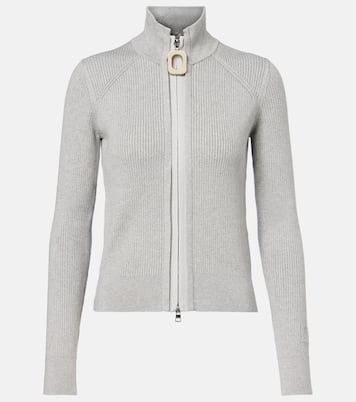 Cardigan brodé en coton mélangé | JW Anderson