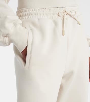 Logo cotton-blend fleece sweatpants | Adidas by Stella McCartney