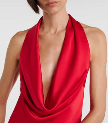 Robe en satin | Norma Kamali