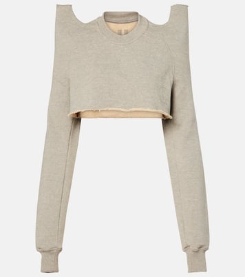 Cropped-Sweatshirt aus Jersey | Rick Owens