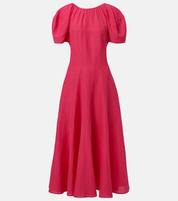 Balloon-sleeve maxi dress | Tory Burch