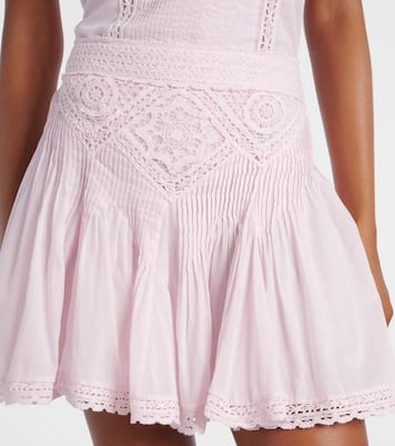 Minirock aus Baumwolle mit Spitze | Marant Etoile