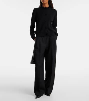 Sequined virgin wool cardigan | Jil Sander