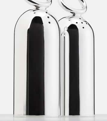 Vertigo silver-plated salt and pepper shakers by Andrée Putman | Christofle