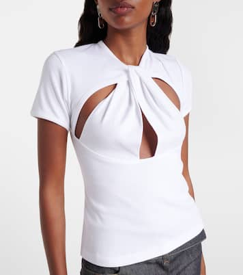 Cutout cotton T-shirt | Coperni
