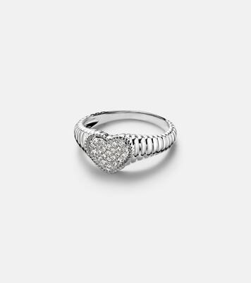 Bague en or blanc 9 ct et diamants | Yvonne Léon