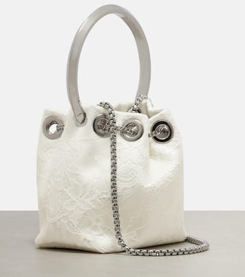 Bon Bon Micro lace bucket bag | Jimmy Choo