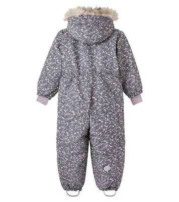 Moe floral snowsuit | Wheat
