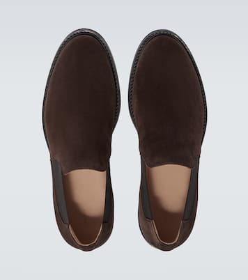 Parker suede slip-on shoes | The Row