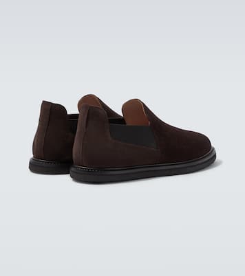 Parker suede slip-on shoes | The Row