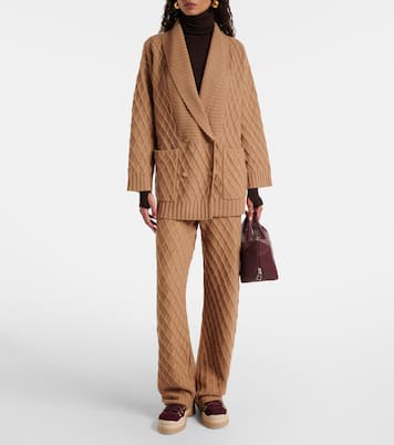 Arosa shearling-lined suede lace-up boots | Bogner