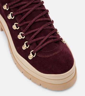 Arosa shearling-lined suede lace-up boots | Bogner