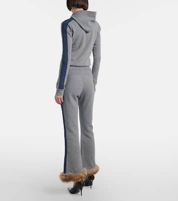 Pantalon capri à taille basse en coton | Balenciaga