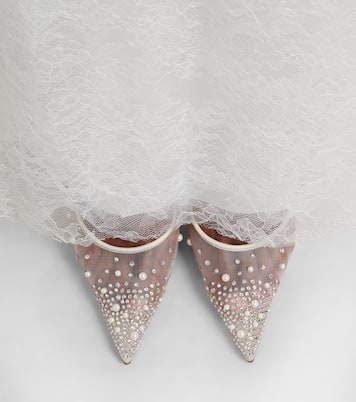 Escarpins Miss Z Degrastrass Perla 100 en résille | Christian Louboutin