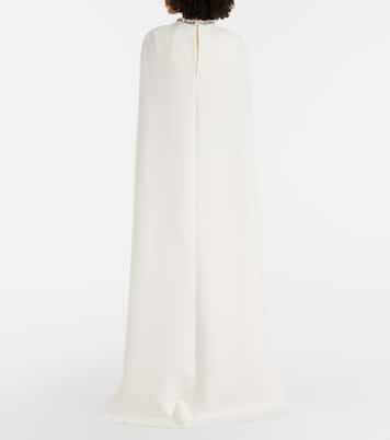 Verzierte Robe aus Crêpe mit Kristallen | Roland Mouret