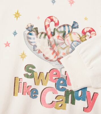 Spotty printed cotton jersey sweatshirt | Konges Sløjd