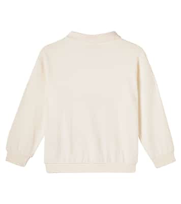 Spotty printed cotton jersey sweatshirt | Konges Sløjd