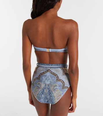 Bedrucktes Bikini-Oberteil Wanderlust | Zimmermann
