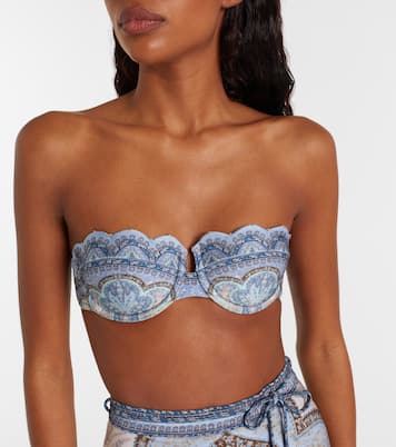 Bedrucktes Bikini-Oberteil Wanderlust | Zimmermann