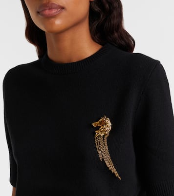 Verzierter Pullover aus Wolle und Kaschmir | Chloé