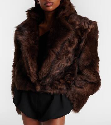 Cropped shearling jacket | Magda Butrym