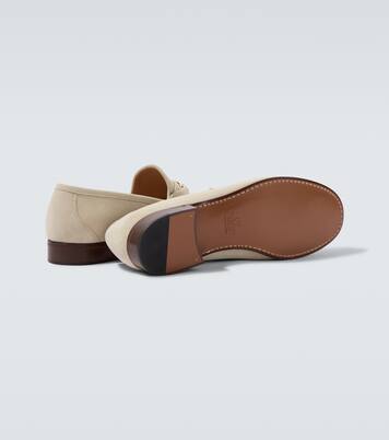 VLogo suede loafers | Valentino Garavani