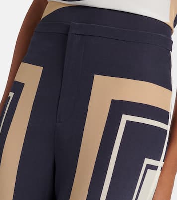 Weite Hose Pietra aus Seide | SIR