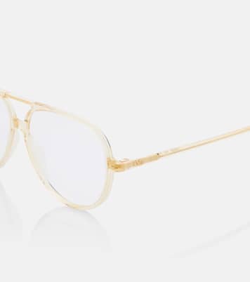 Ultralight V VLogo aviator glasses | Valentino