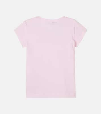 Floral cotton-blend T-shirt | Monnalisa