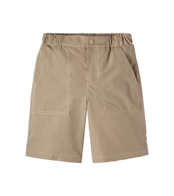 Shorts in misto cotone | Moncler Enfant