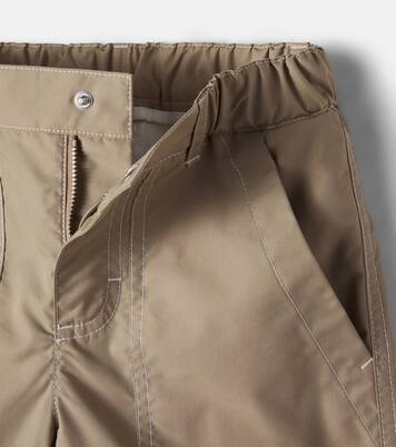 Shorts in misto cotone | Moncler Enfant