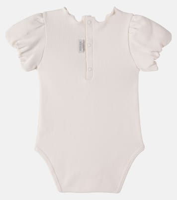 Baby Bestickter Body Nowie aus Rippstrick | Donsje